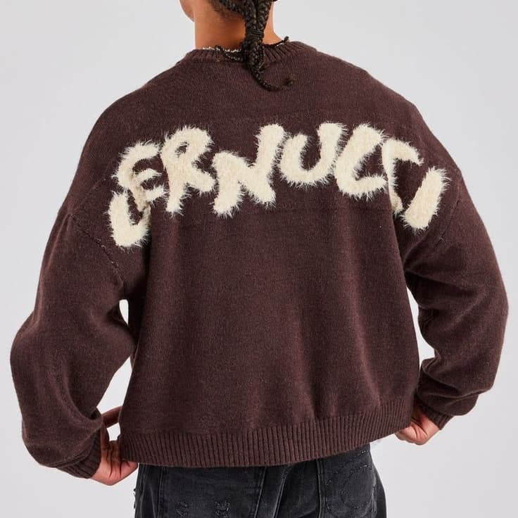 Knit sweatshirt
